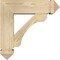 Ekena Millwork Legacy Arts and Crafts Rough Sawn Bracket w/ Offset Brace, Douglas Fir, 6"W x 18"D x 18"H BKT0604X18X18LEC03RDF - alternate 4